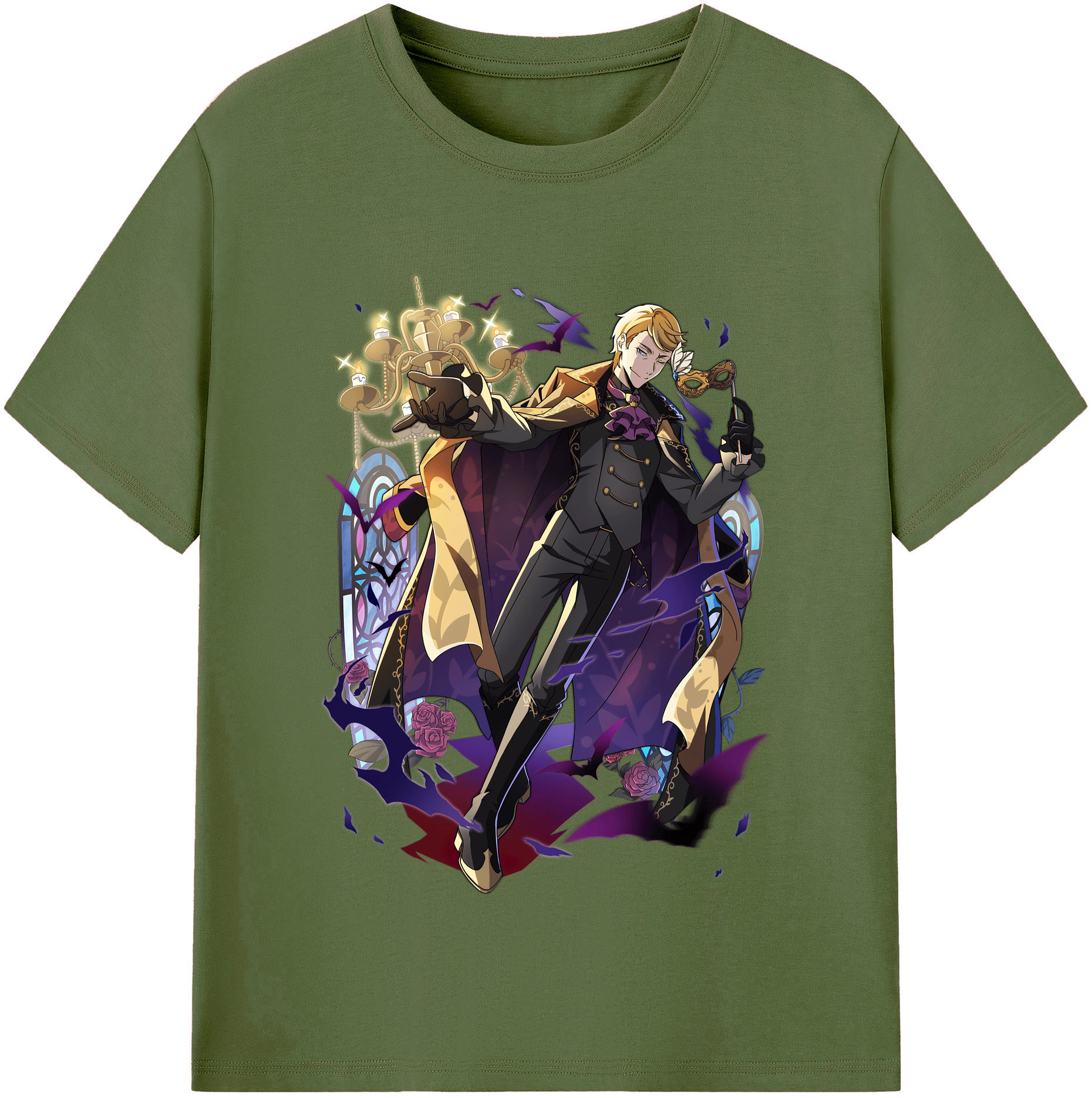 （画像用） 文豪ストレイドッグス Bungo Stray Dogs 綿100％半袖Tシャツ（フロントプリント）